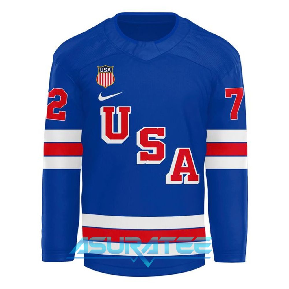 Tage Thompson Team USA 2026 Limited Edition Hockey Jersey