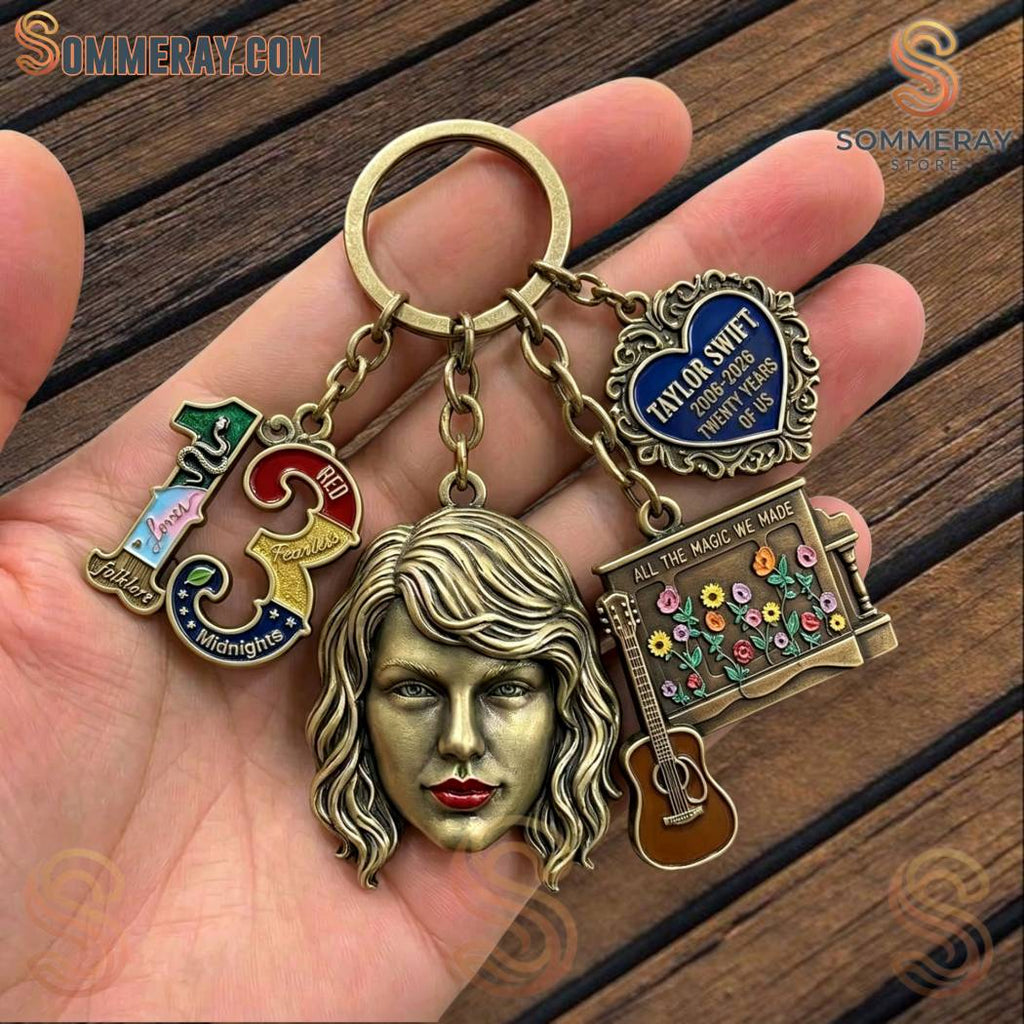 Taylor Swift 2006-2026 Twenty Years Of Us Keychain
