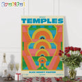 Temples Oct 11 2024 New Parish Oakland CA Wall Art Poster Canvas