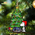 Tennessee Titans Custom Snoopy Peanuts Christmas Ornament Xmas Tree Decoration