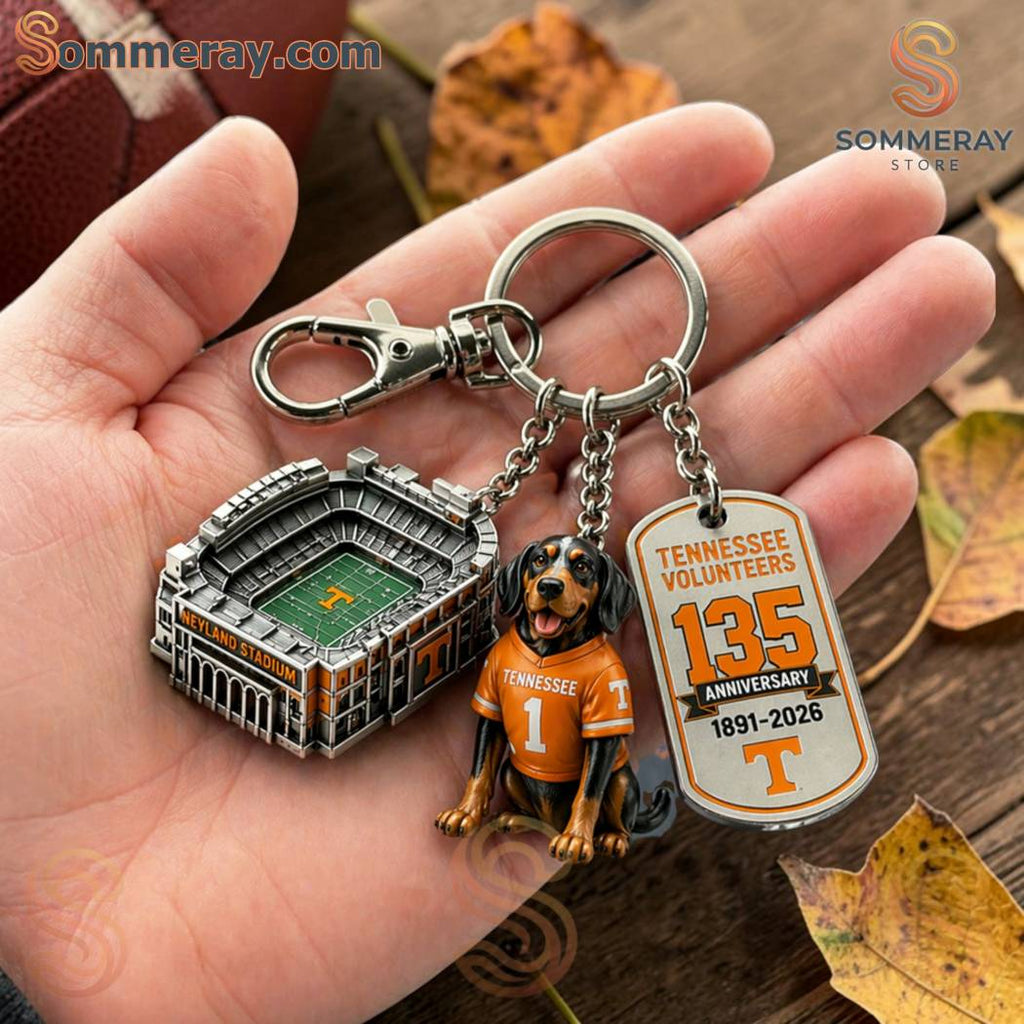Tennessee Volunteers 135th Anniversary Keychain