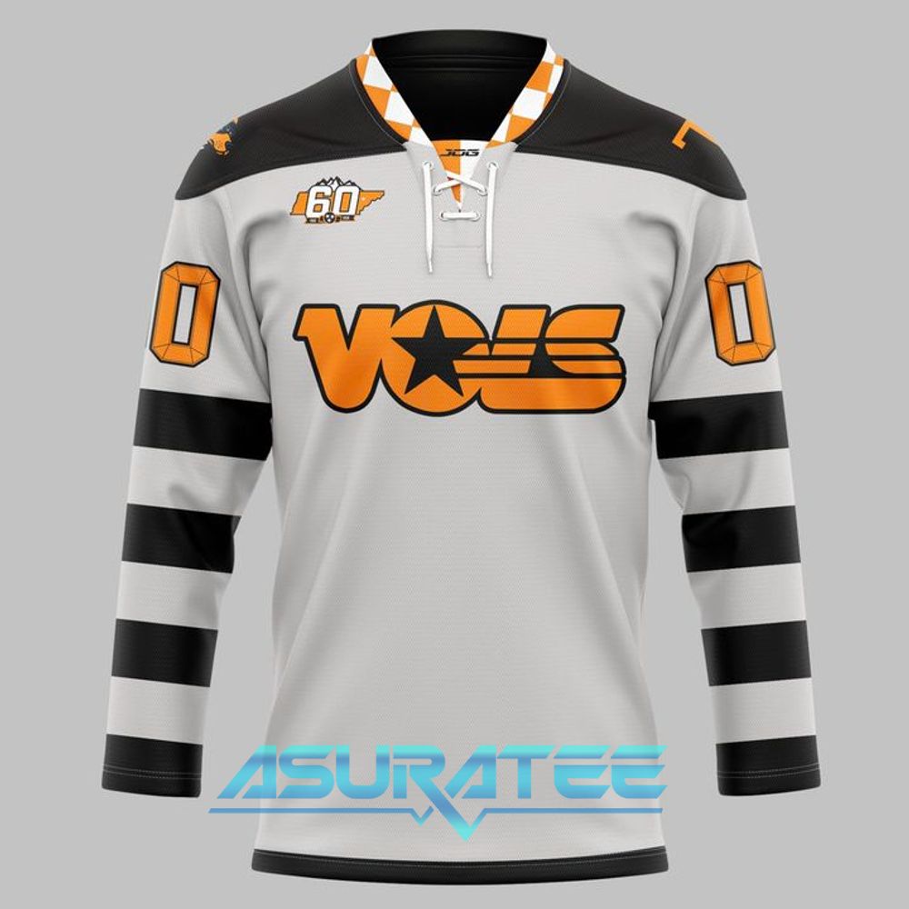 Tennessee Volunteers 60th Anniversary Throwback 2026 Hockey Jersey