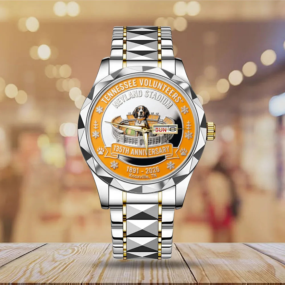 Tennessee Volunteers Football 135th Anniversary Alloy Luxury Quartz Watch – MAITM14139