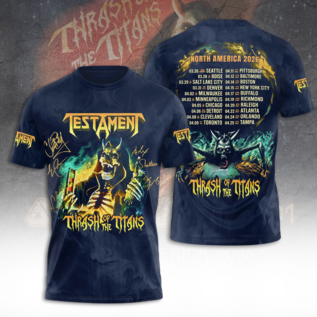 Testament Tour 2026 3D Apparel – TANTN21758