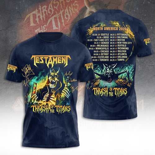 Testament Tour 2026 3D Apparel – TANTN21758