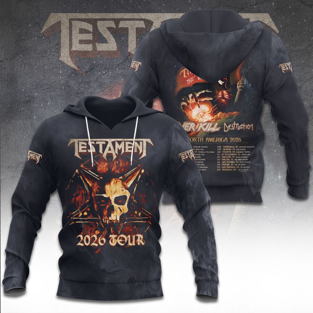 Testament Tour 2026 3D Apparel – TANTN21834