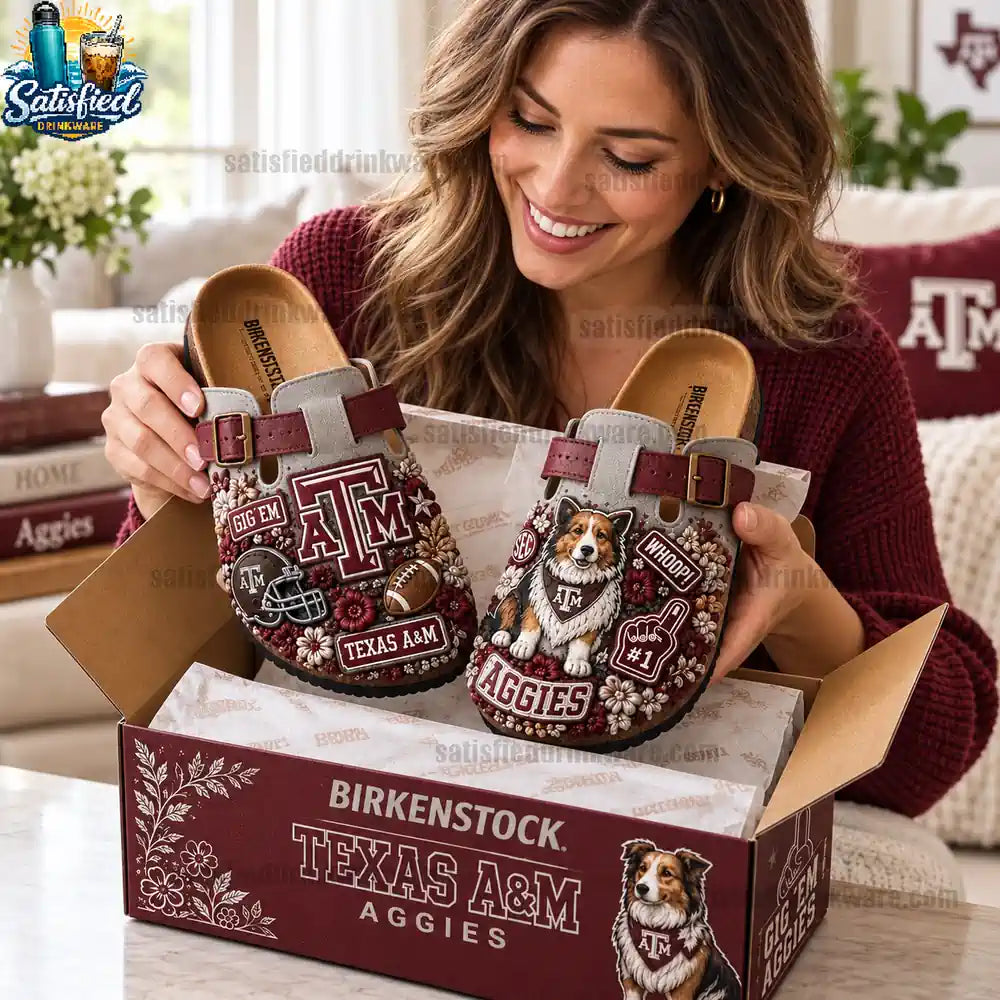 Texas A&M Aggies Suede Clogs