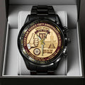 Texas A&M Aggies Football 150th Anniversary 2026 Black Stainless Steel Watch – TANTN21315