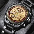Texas A&M Aggies Football 150th Anniversary 2026 Black Stainless Steel Watch – TANTN21315