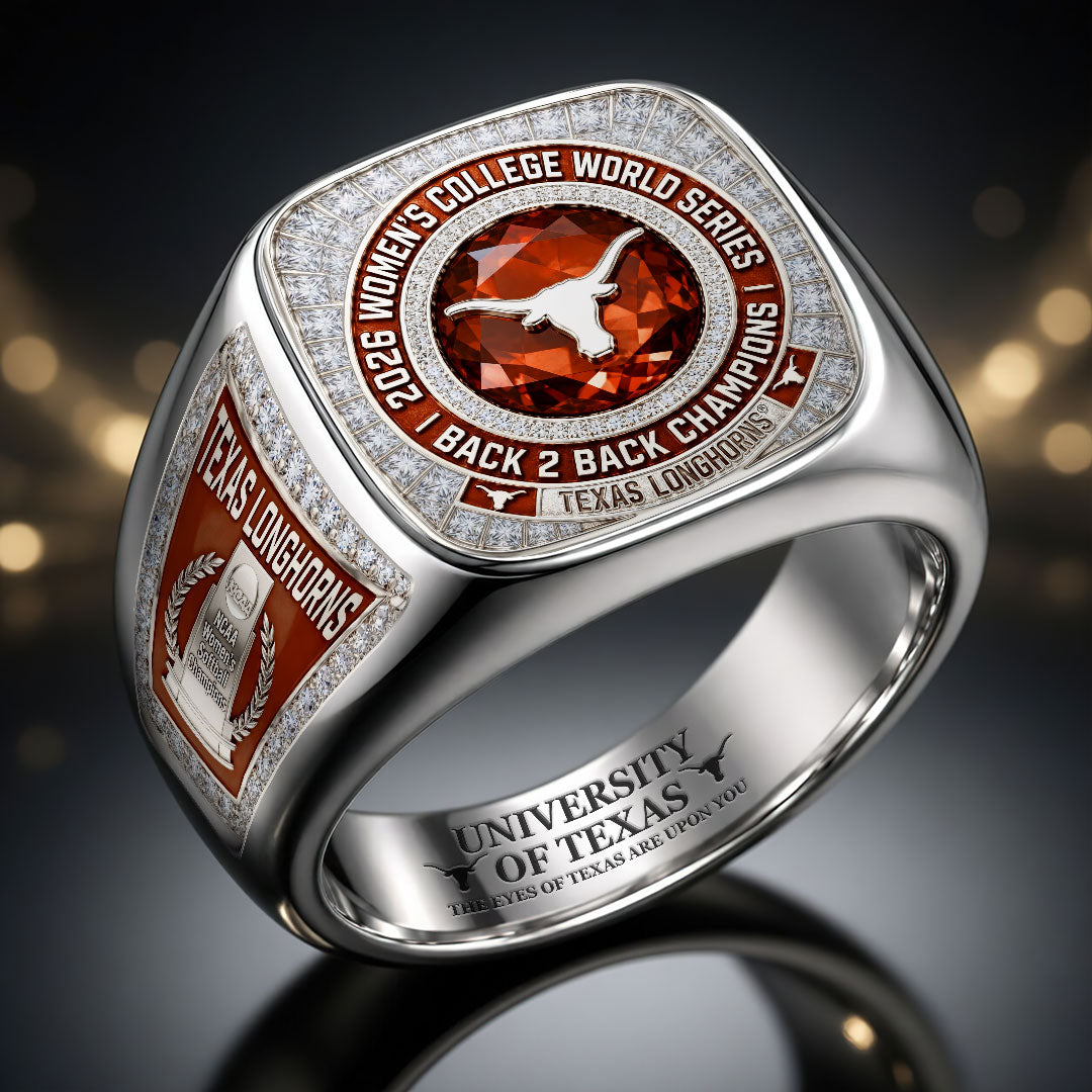 Texas Longhorns 2026 NCAA Women's Softball Champions 3D Engraved Ring – HOATT18558