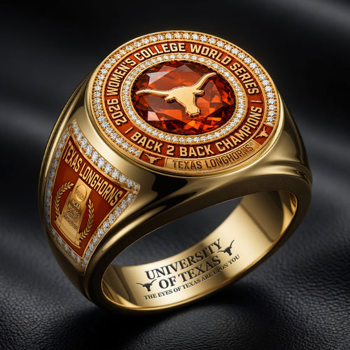 Texas Longhorns 2026 NCAA Women's Softball Champions 3D Engraved Ring – HOATT18558