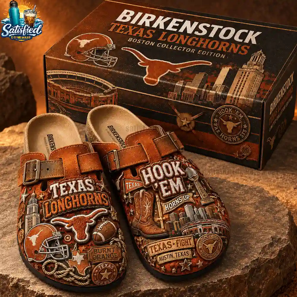 Texas Longhorns Suede Clogs