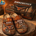 Texas Longhorns Suede Clogs