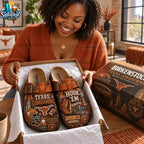 Texas Longhorns Suede Clogs