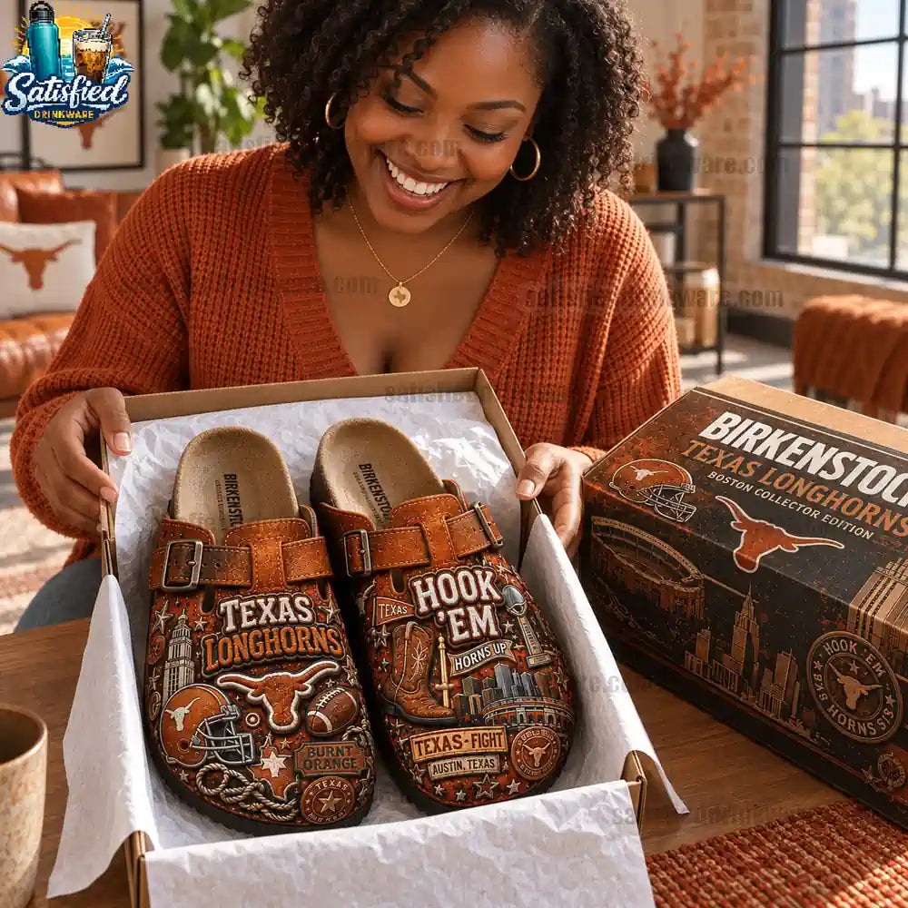 Texas Longhorns Suede Clogs