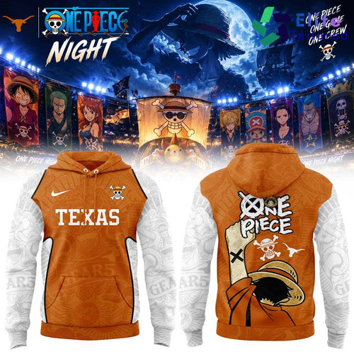 Texas Longhorns x One Piece Night 2026 Pullover Hoodie