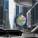 Texas Rangers Custom shape 2-sided Acrylic Car Ornament – HOATT13059