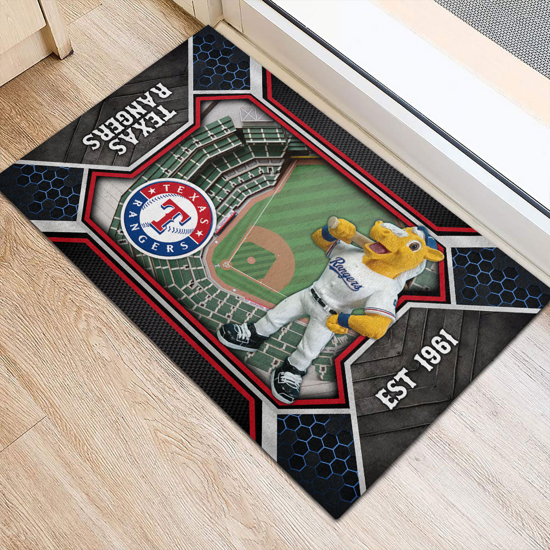 Texas Rangers Custom Doormat – HOATT13098