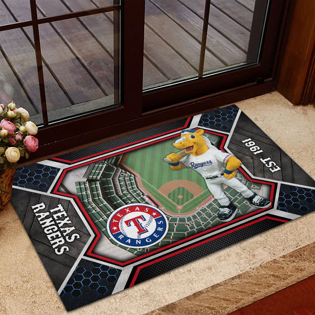 Texas Rangers Custom Doormat – HOATT13098