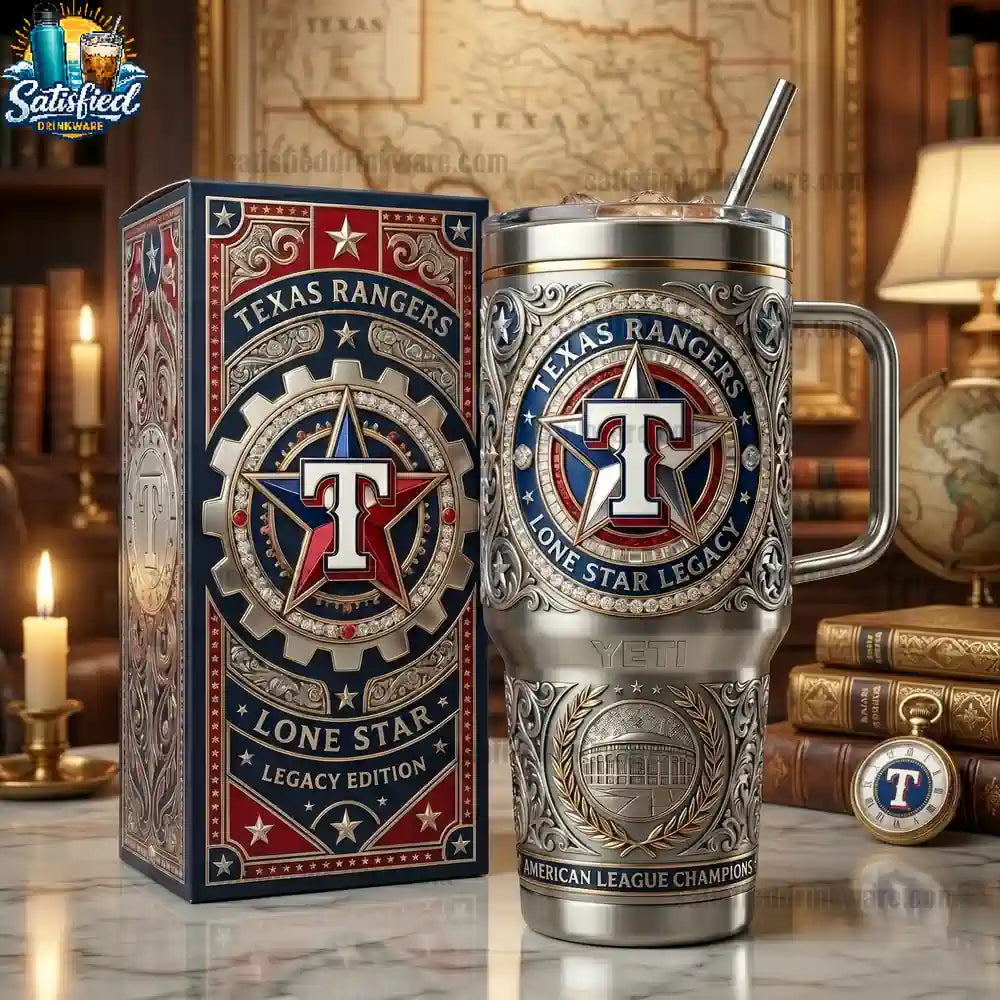 Texas Rangers Limited Edition With Handle Tumbler
