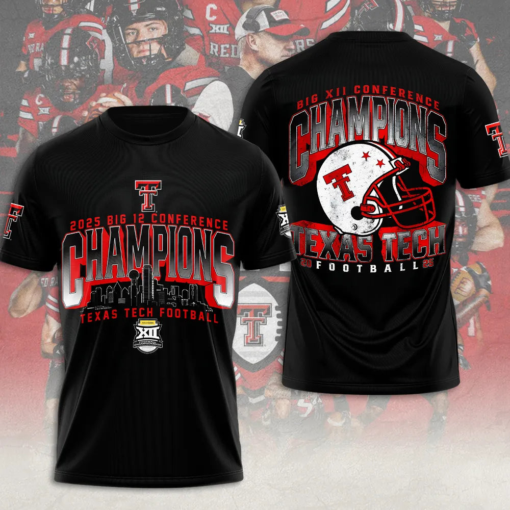 Texas Tech Red Raiders Football 3D Apparel – MAITM14040