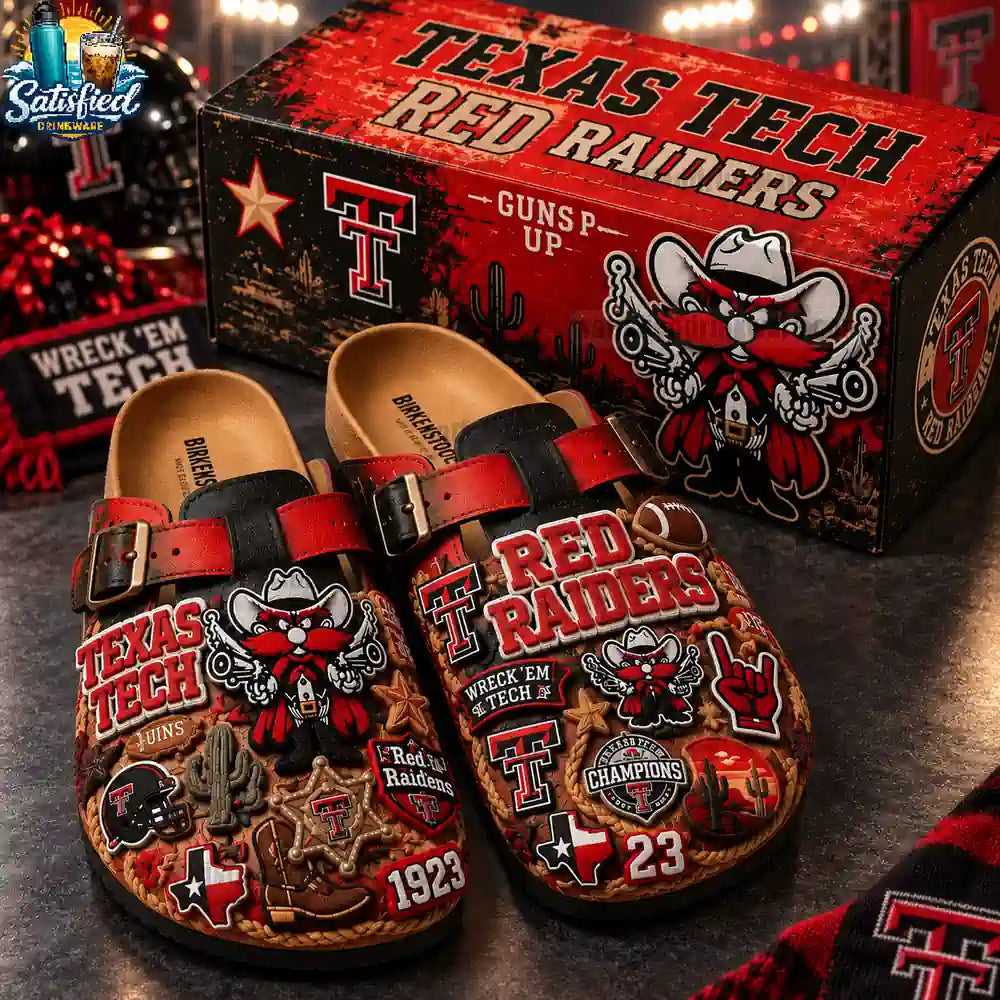 Texas Tech Red Raiders Suede Clogs