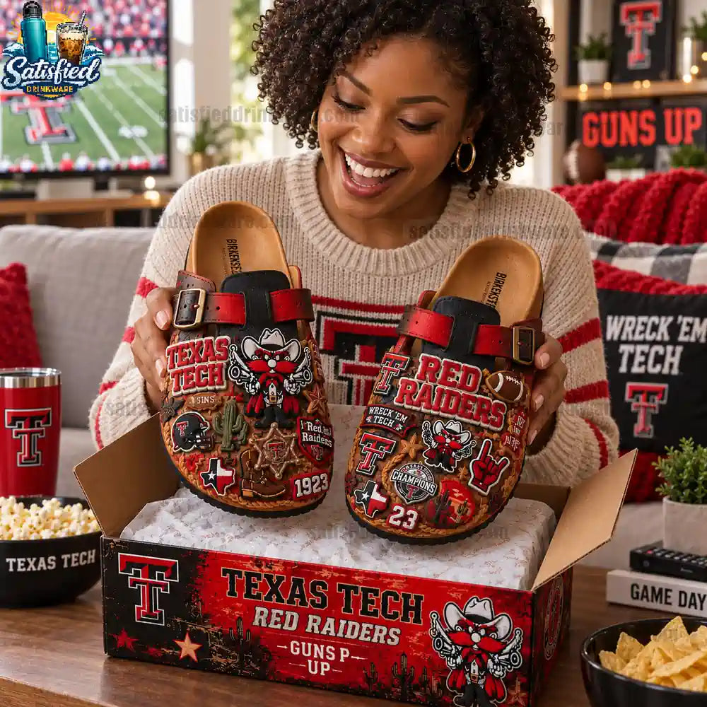 Texas Tech Red Raiders Suede Clogs