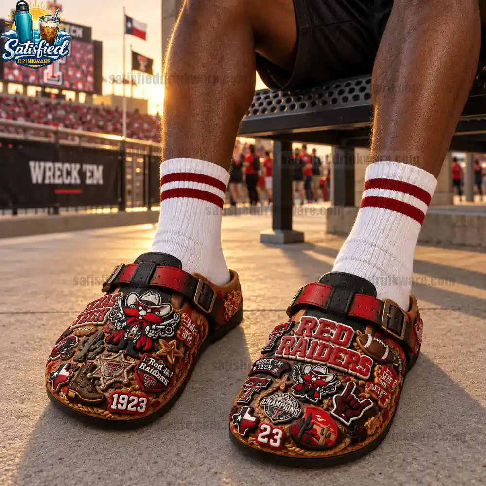 Texas Tech Red Raiders Suede Clogs