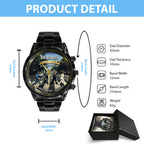 The Beatles 65th Anniversary Black Stainless Steel Watch – TANTN19761