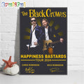 The Black Crowes Happiness Bastards Tour 2024 Poster Canvas Art