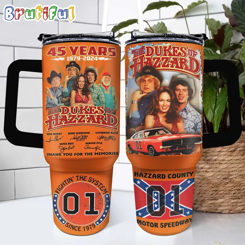 The Dukes Of Hazzard 1979-2024 Signature Stanley Tumbler Cup 40Oz