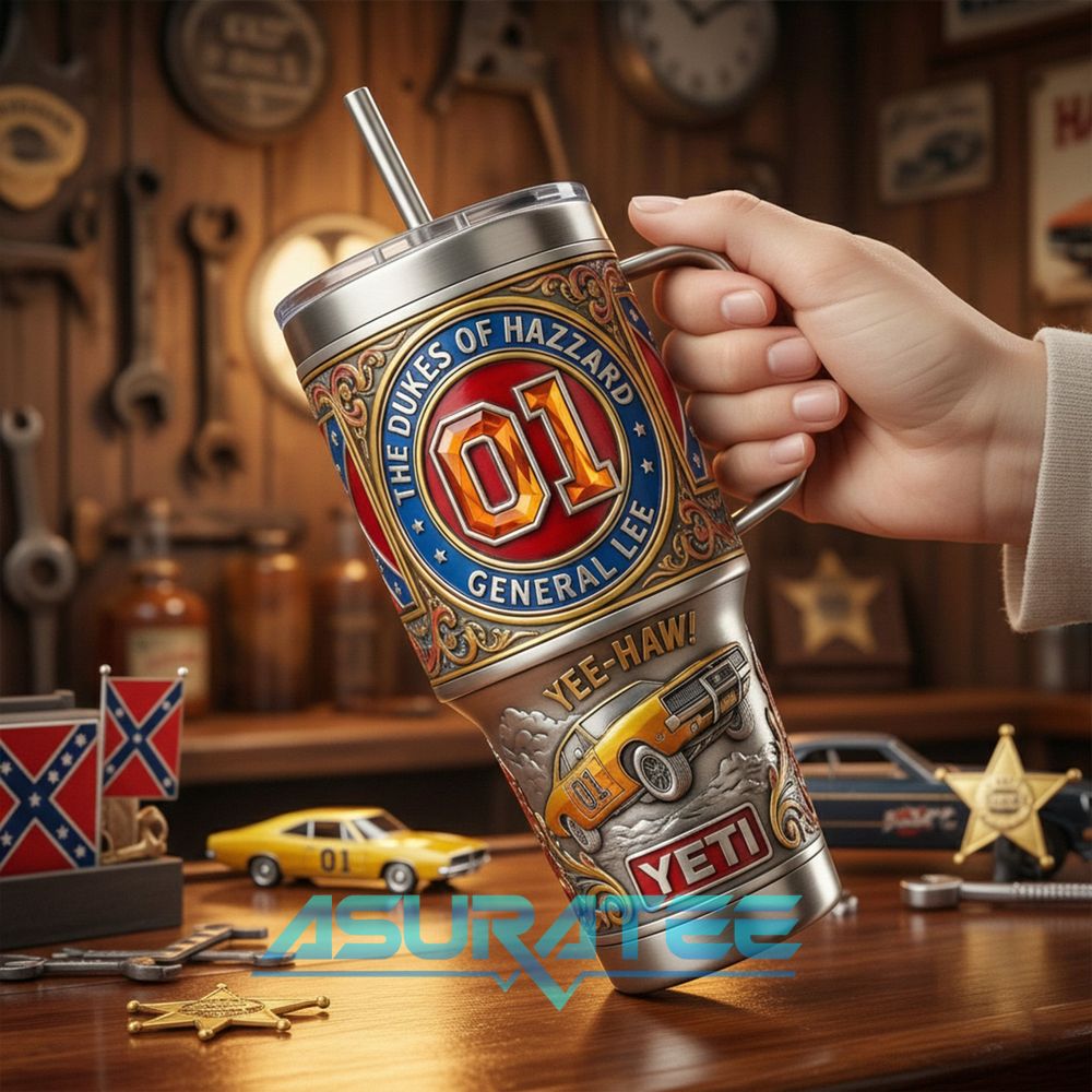 The Dukes of Hazzard General Lee Special YETI Tumbler
