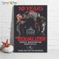 The Equalizer Denzel Washington 10 Years Of The Memories Signature Wall Art Poster Canvas