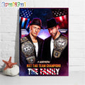 The Family Tony D And Channing WWE And New WWE NXT Tag Team Champions Wall Art Poster Canvas
