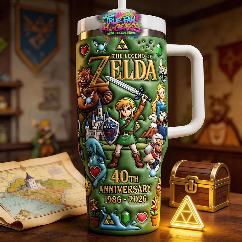 The Legend Of Zelda 40th Anniversary Stanley Tumbler
