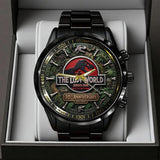 The Lost World: Jurassic Park 30th Anniversary Black Stainless Steel Watch - TMTHU8772