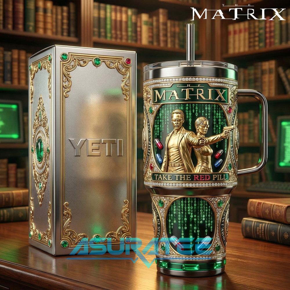 The Matrix Take The Red Pill Special YETI Tumbler