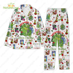 The Muppets Funny Christmas Pajamas Muppet Dream of A Green Disney Pajama Set