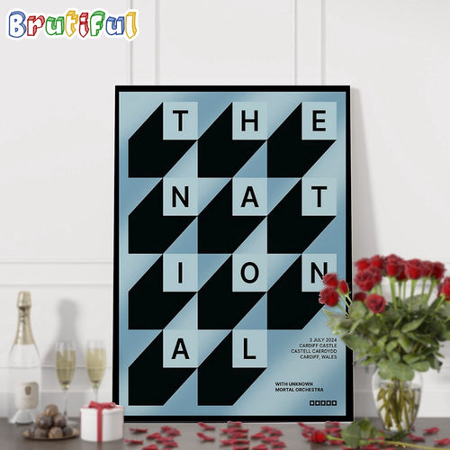 The National June 3 2024 Cardiff Castle Castell Caerdydd Wales Wall Art Poster Canvas