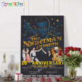 The Night Man Gometh 20th Anniversary 2005-2025 Thank You For The Memories Poster Canvas