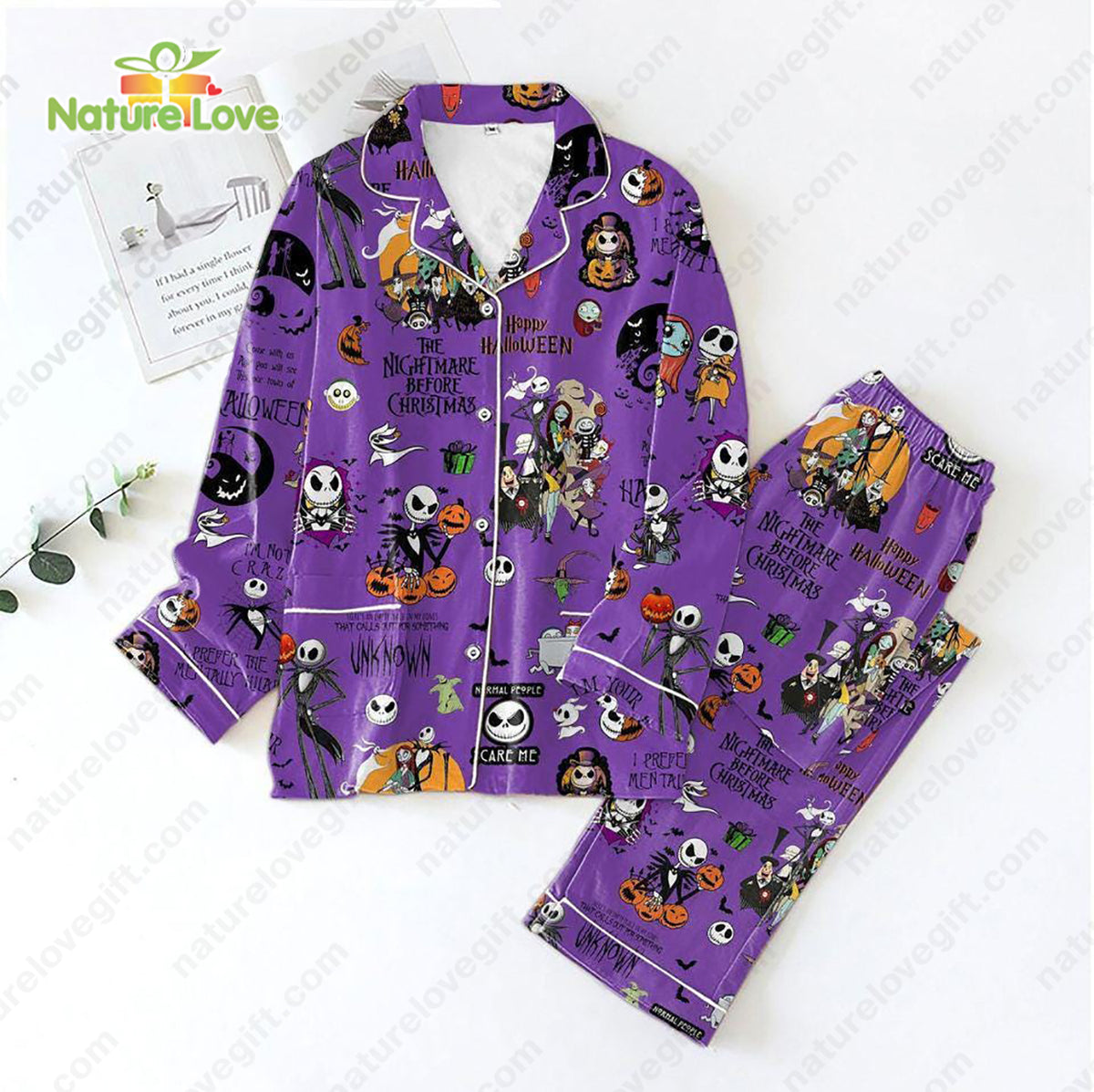 The Nightmare Before Christmas Jack Skellington Pajamas