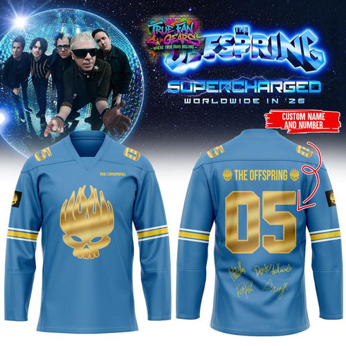 The Offspring Supercharged World Tour 2026 Signature Hockey Jersey