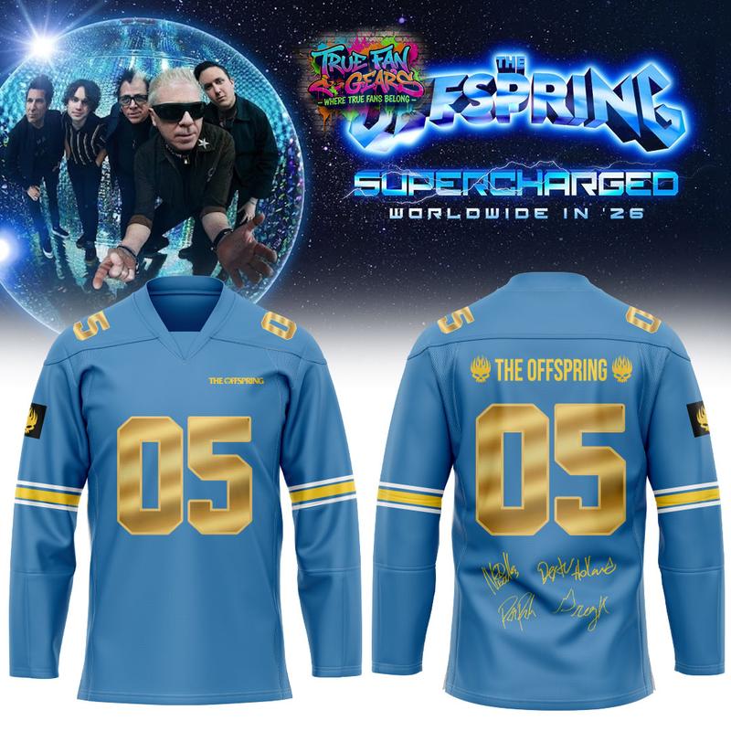 The Offspring Supercharged World Tour 2026 Signature Hockey Jersey