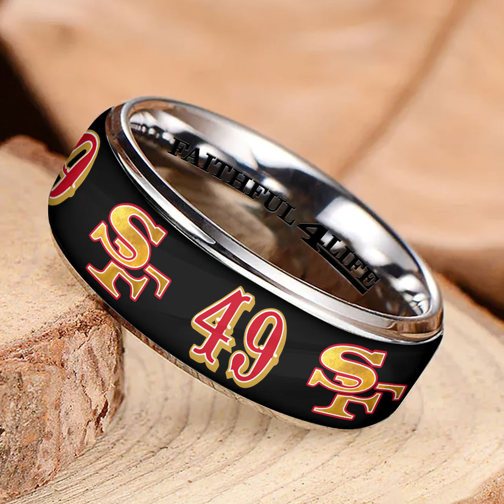 San Francisco 49ers Custom Alloy Ring – HOATT12563