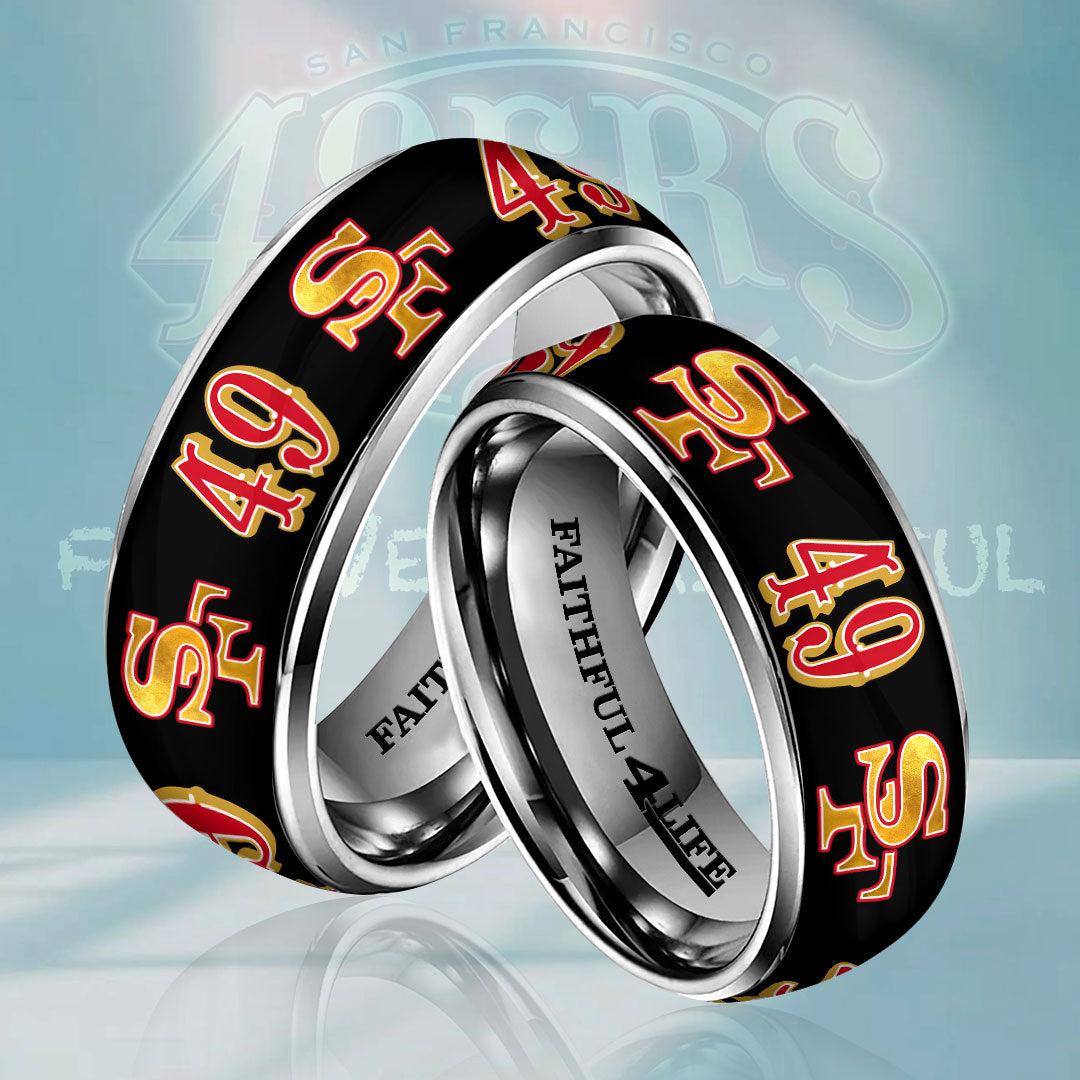 San Francisco 49ers Custom Alloy Ring – HOATT12563