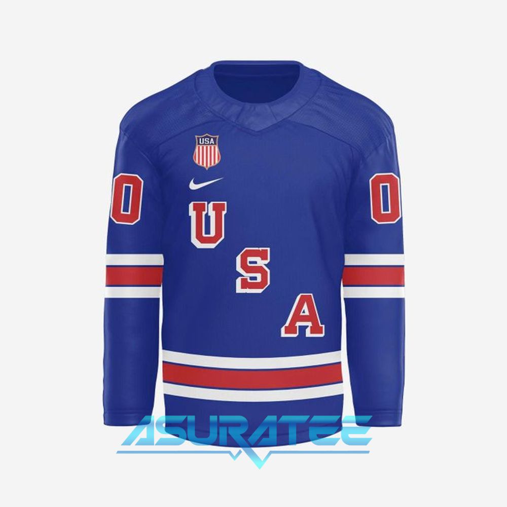 The USA Olympic Blue Hockey Jersey 2026