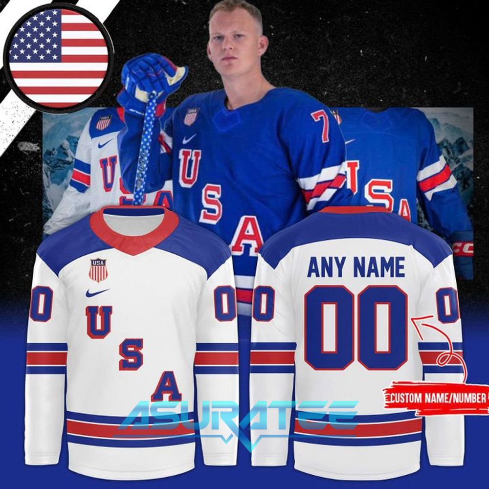 The USA Olympic White Hockey Jersey 2026