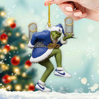 The Grinch x Los Angeles Dodgers Custom Shape 2-sided Acrylic Ornament – TMTHU2303