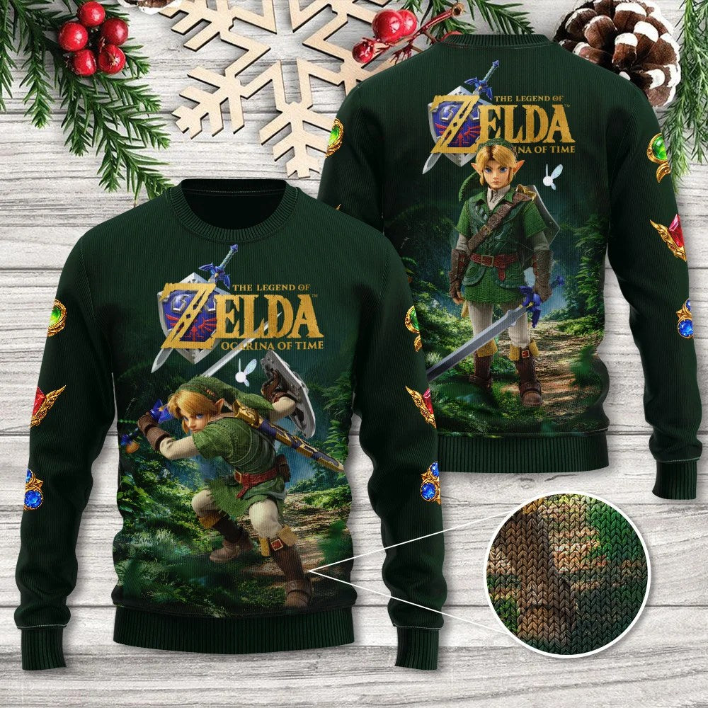 The Legend of Zelda: Ocarina of Time Ugly Sweater – GNE8619