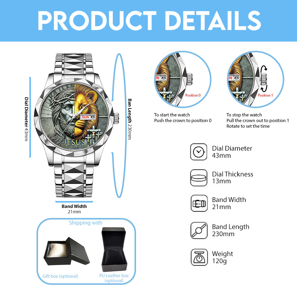 The Lion Of Judah Alloy Luxury Quartz Watch – TANTN 14881